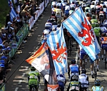 Frank und Andy Schleck w�hrend der Amstel Gold Race 2009